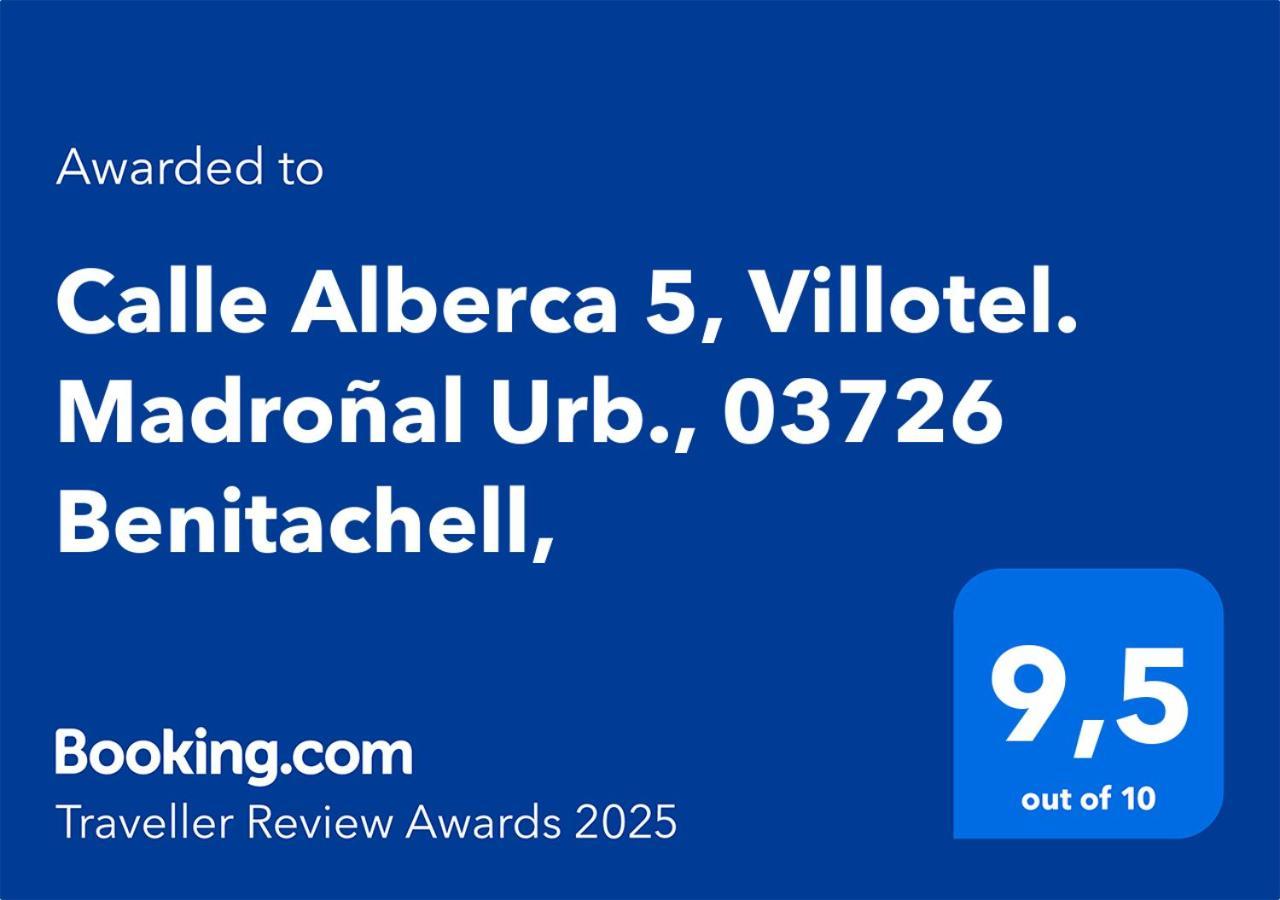 Calle Alberca 5, Villotel. Madroñal Urb., 03726 Benitachell, Teulada Exterior foto